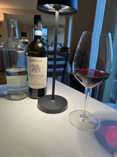 The wine we had, which was great.